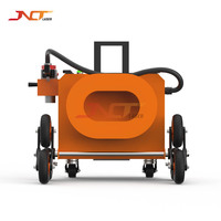 Laser de décapage de rouille 500W sur chariot pour l'élimination de la corrosion des roues de wagon, des bogies de locomotives et des trains, avec anneau de levage pour la réduction de charge