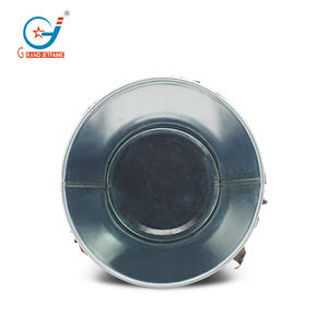 植木鉢0.8ガロン天然バーチ樹皮覆われた金属製植木鉢屋外庭用 - Product Image 4