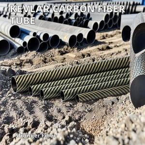 <span class=keywords><strong>Tube</strong></span> léger en fibre de <span class=keywords><strong>carbone</strong></span> <span class=keywords><strong>Kevlar</strong></span> pour les applications sportives - Product Image 3