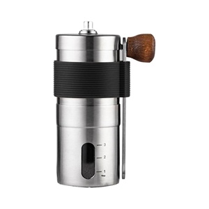 เครื่องบดกาแฟแบบมือหมุน สแตนเลส พร้อมปลอกยาง - Product Image 1