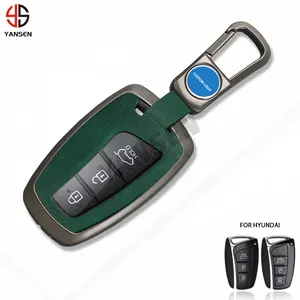 Tpu Car Key Case Shell For Hyundai Santa Fe Sport Ix45 Equus Centennial  Genesis G80 Grandeur Azera 2013-2016 Cover Fob Keychain