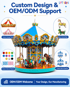 Piccolo Carosello per Parchi Giochi e Centri di Intrattenimento Familiare, Attrazioni Divertimento all'Ingrosso - Product Image 3