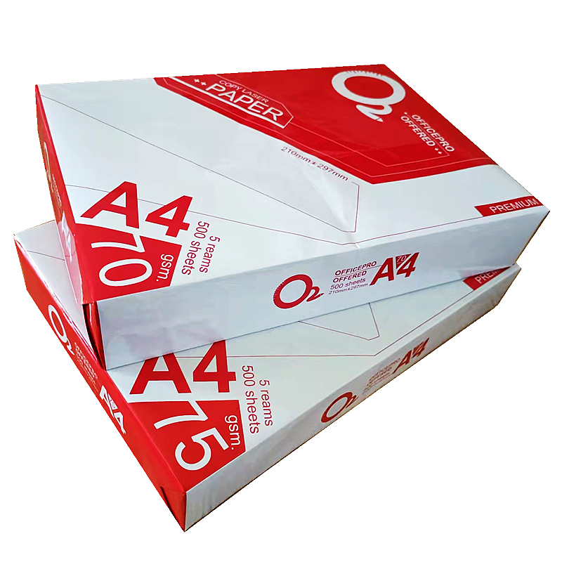 F4 белая копировальная бумага из целлюлозы 216*279 по американскому стандарту 75 г целлюлозная бумага для офиса