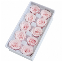 Boîte cadeau personnalisée avec logo, savon en forme de fleur, rose artificielle, savon de bain en forme de fleur pour la fête des mères