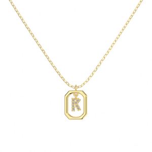 Dylam Charm -K- Letter <b>Initial</b> Alphabet <b>Pendant</b> Necklace for Women As Birthday Gifts Non Tarnish 5A Zirconia Jewelry - Product Image 4