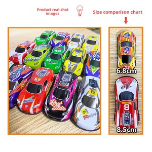 Voiture de sport jouet pour enfants en métal allié, à rétrofriction, durable, résistante aux chocs, échelle 1:5, 0-24 mois, populaire dans les supermarchés et les machines à griffes - Product Image 3