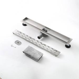 Drenaje de Piso de Acero Inoxidable 304 de Alta Calidad de 24 Pulgadas, Desagüe de Ducha, Drenaje de Piso para Baño, Drenaje de Ducha Lineal Negro Mate - Product Image 4