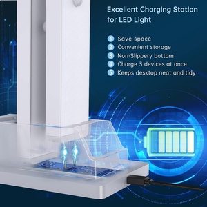 Wireless Under Cabinet Lighting with Charging Station, Rechargeable LED Motion Sensor <b>Light</b>, Dimmable Closet <b>Light</b> for Pantry - Product Image 2
