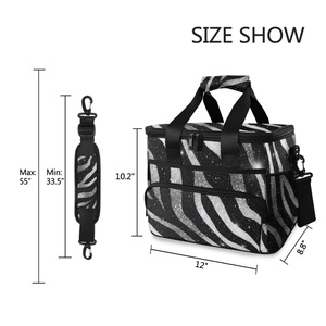 Sac à déjeuner isotherme grand format à imprimé floral, best-seller, pour pique-nique, plage, réutilisable - Product Image 6