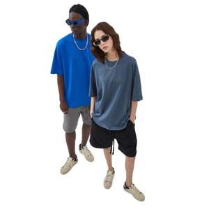 เสื้อยืดพิมพ์ลายว่างเปล่าใส่ได้ทั้งชายและ u0027s 240กรัมสำหรับผู้ชายเสื้อยืดผ้าฝ้าย100% รุ่นเฮฟวี่เวตคุณภาพสูง - Product Image 1