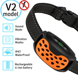 Dispositivo Inteligente Antiladridos para Mascotas V2 Naranja Recargable para Perros - Product Image 5