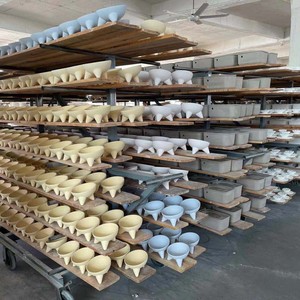 ชามเซรามิกสำหรับสัตว์เลี้ยง Jianyu รุ่น JY-510-01 ดีไซน์ขาสามขา สำหรับแมวและสุนัข ใช้สำหรับให้อาหารและน้ำ ผลิตที่เมืองเฉวียนโจว - Product Image 3