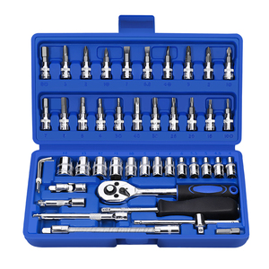 Stock d'usine 78 pièces 72t clé ensemble d'outils clé dynamométrique <span class=keywords><strong>Auto</strong></span> 1/2 "3/8" 1/4 "douille ensemble Kit d'outils - Product Image 4