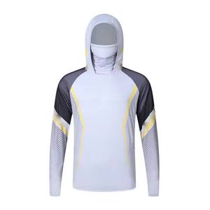 เสื้อแจ็คเก็ตตกปลาแบบมีฮู้ดป้องกันแสงแดด UPF ระบายอากาศได้ดี แห้งเร็ว เสื้อผ้าตกปลาน้ำหนักเบา สำหรับตกปลาแบบกลางแจ้ง - Product Image 3