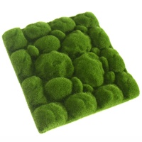 Usine de gros panneaux de verdure plante verte panneau de mousse artificielle pour la décoration murale