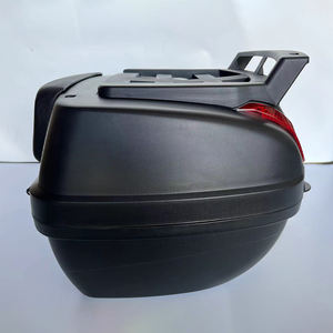 Caja trasera grande <span class=keywords><strong>de</strong></span> 40L con cerradura, plástico ABS negro, gasolina, motocicleta, almacenamiento trasero, <span class=keywords><strong>maletero</strong></span> <span class=keywords><strong>de</strong></span> equipaje <span class=keywords><strong>para</strong></span> <span class=keywords><strong>tanque</strong></span> - Product Image 6