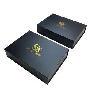 Custom Luxury Rigid Paper <b>Box</b> Gold Logo Print Packaging <b>Magnetic</b> Gift Boxes with EVA Foam Insert - Product Image 4