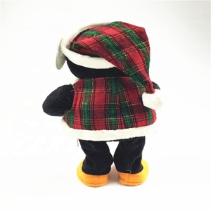 <span class=keywords><strong>Peluche</strong></span> musicale et dansante pour marcher et chanter Pingouin électrique Animal en <span class=keywords><strong>peluche</strong></span> pour enfants Cadeau de Noël - Product Image 3