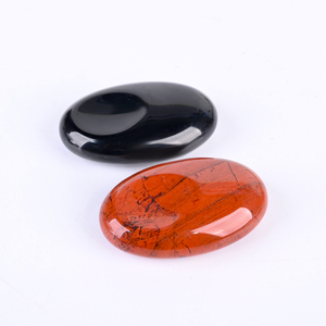 Wholesale <b>Crystal</b> Healing Thumb Worry Stones Natural Quartz Polished Palm Stone Oval Shape Thumb Stone - Product Image 4
