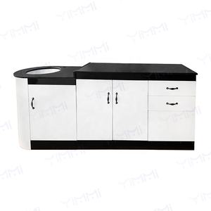 Island Center Medical Gabinete dental de acero inoxidable Muebles Tamaño personalizado con fregadero Gabinete de oficina dental - Product Image 4