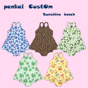 Ensemble de vêtements d'été décontractés pour <span class=keywords><strong>petit</strong></span> garçon 95% Viscose Bambou + 5% Spandex Shorts imprimés 2 pièces Vêtements pour enfants pour garçons - Product Image 3