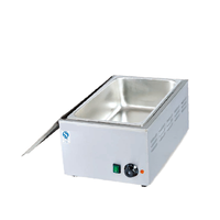Vitrine chauffante commerciale de haute qualité pour comptoir/buffet vertical, avec couvercle, capacité personnalisable, équipement de maintien au chaud
