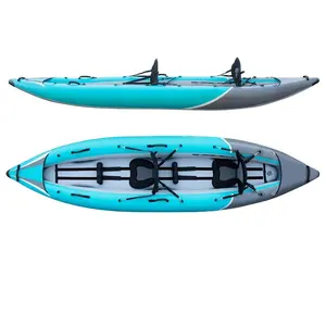 Wassersport Folding Rafting Aufblasbares Angeln Drift PVC aufblasbares Kajak