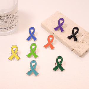 Broche de Lazo de Aleación de Zinc Electrochapado para la Concienciación sobre la Salud Femenina, Prevención del VIH, Regalo Promocional de Lujo - Product Image 2