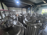 Équipement de brasserie 1000L/1500L/2000L avec cuve sous pression et cuve de fermentation, haute productivité, pour usage en pub et restaurant