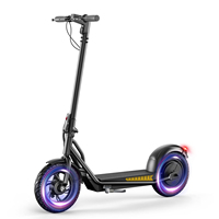 Scooter Eléctrico Plegable A19 de 12 Pulgadas, 500W, 36V15Ah, Doble Suspensión, Largo Alcance, para Adultos Unisex