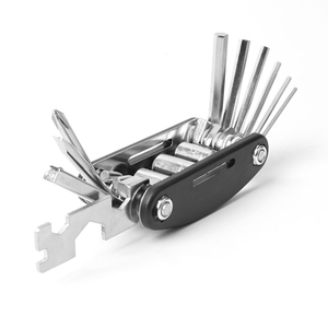 Kit de herramientas de reparación de bicicletas, destornillador de vaso con llave plana multifunción plegable <span class=keywords><strong>16</strong></span> en 1 - Product Image 2