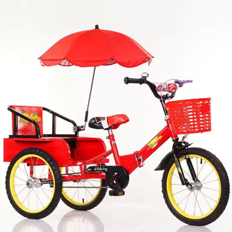 High quality 16inch 3 wheel kids pedal tricycle 6 year children bicycle 3-wheel bicycle for child