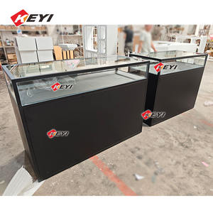 Mostrador de Caja de Metal y Vidrio de 120 cm para Tienda Minorista con Iluminación LED para Tienda de Juegos de Cartas Coleccionables - Product Image 2