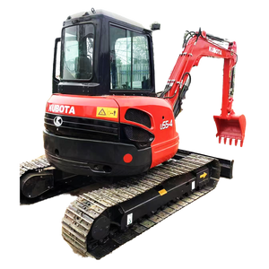 Mini-excavatrice Kubota U55-4 certifiée EMC |   Excavatrice sur chenilles d'occasion 5 tonnes, faible nombre d'heures de travail, pompe moteur EPR France PLC - Product Image 1