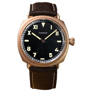นาฬิกาสปอร์ตสีบรอนซ์แบบกำหนดเองได้ผิวสบายๆพร้อมแซฟไฟร์กันน้ำ - Product Image 3