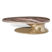 Visionnaire maßgeschneiderter speziell geformter Couchtisch Edelstahl-Eier-Coffee-Tisch Designer-Coffee-Tisch