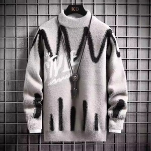 <span class=keywords><strong>Pull</strong></span> en <span class=keywords><strong>polaire</strong></span> tout-en-un pour adolescents, haut tricoté chaud en polyester/coton anti-boulochage 400g pour garçons de 12 ans - Product Image 3