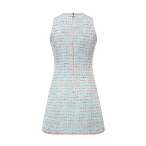 Nhà sản xuất quần áo tweed cao cấp phong cách Pháp, đầm dự tiệc mini tweed sang trọng dành cho nữ - Product Image 2