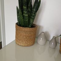 Organiseurs décoratifs en paille tressée, paniers de rangement, paniers de rangement personnalisés en jonc de mer pour Pâques