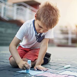 Hot Selling Kids Non Toxic Washable Rainbow Jumbo Dustless Gypsum Colored Sidewalk Chalk Set Custom Logo <b>Pavement</b> Street - Product Image 2