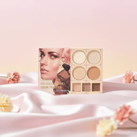 Palette de fards à paupières IGOODCO, vente directe usine, avec 6 rouges à lèvres, résistante à l'eau, best-seller TikTok, personnalisable