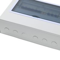 QHECO PZ30-J Boîtier de distribution électrique domestique à 12 voies, norme nationale, installation encastrée, ensemble complet