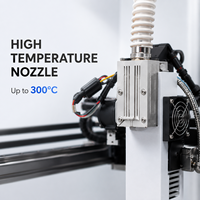 Imprimante 3D industrielle automatique à haute vitesse pour PLA/TPU/Flex avec une vitesse d'impression jusqu'à 350 mm/s, système d'alimentation indépendant par trémie