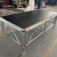 Plataforma de Escenario Modular de Aleación de Aluminio de Ensamblaje Rápido, Ligera y Portátil, con Capacidad de Carga de 1000 kg para Bodas
