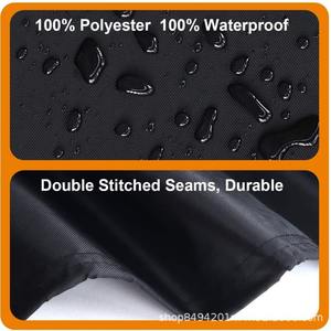 Housse anti-poussière en tissu Oxford 420D pour patios de jardin, auvents et terrasses imperméables, utilisation en extérieur, housse de chauffage - Product Image 4