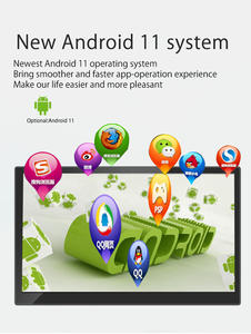 Tablette Android 14,1 pouces, cadre photo numérique en acrylique, alimenté par batterie, lecteur vidéo WiFi pour la publicité commerciale - Product Image 6