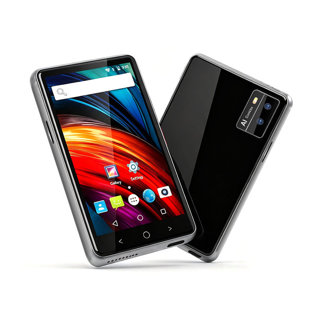 OEM UNIWA MP002 Mini Android MP4 Music Player 4 Inch Touch Screen Quad Core Metal Frame WiFi 5MP Camera Portable Media Player