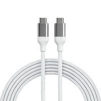 Kabel Pengisian Cepat Dual Type C 65W Universal untuk Ponsel, Kabel Pengisi Daya Cepat, Transfer Data Kecepatan Tinggi, Kabel Sinkronisasi