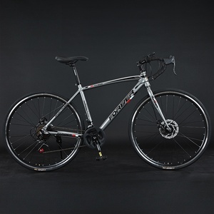 Vélo de route pour étudiants et adolescents avec roues 700C, cadre en acier à vitesse variable, <span class=keywords><strong>fourche</strong></span> courbée, frein à disque - Marque permanente - Product Image 3