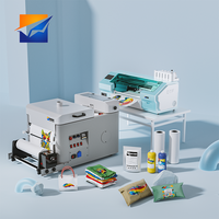 Printer DTF ZYJJ-DTF350 XP600 35CM Semi-Otomatis untuk Pencetakan Tanpa Bingkai pada Kaos, Hoodie, Kain, Transfer Panas untuk Usaha Kecil